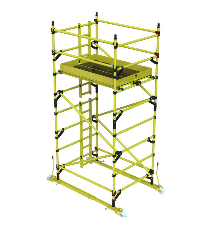 Scaffolding Railway/Metro Track Trolley | Y-Access Manufacturing